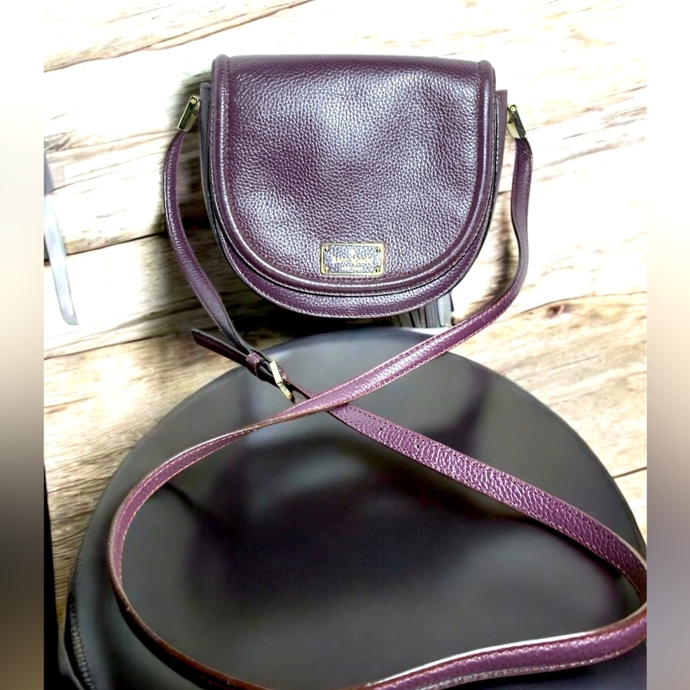 Kate Spade Plum Leather Crossbody Bag
